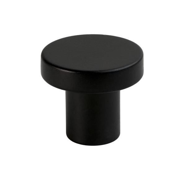 Knop Gustavsberg K6 ⌀28 mm, lakeret Sort