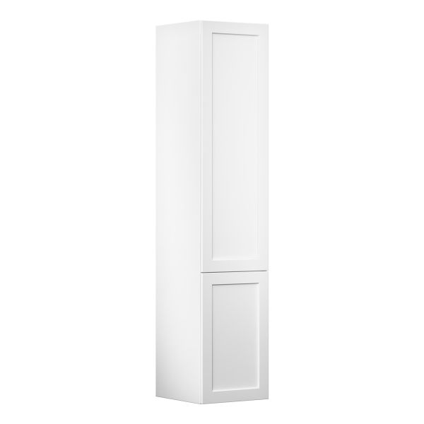 Kylpyhuonekaappi Gustavsberg Artic 35 cm, käännettävät ovet Valkoinen, kehysmallinen etusarja