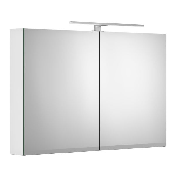 Speilskap Gustavsberg Artic 100 cm, integrert eluttak Hvit