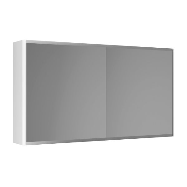 Spejlskab Gustavsberg Graphic 100 cm, dobbeltsidet Hvid