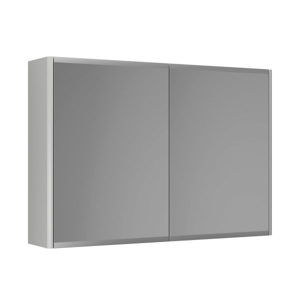 Spejlskab Gustavsberg Graphic 80 cm, dobbeltsidet Grå