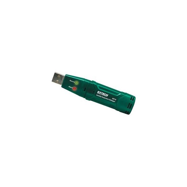 Temperaturlogger Extech RHT10 med USB-stik 