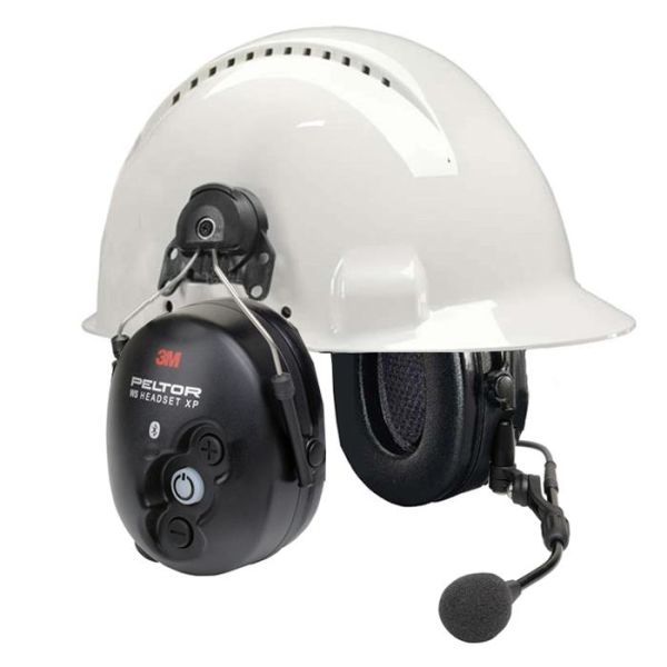 Hørselvern 3M Peltor WS Lite-Com med komm.radio, Bluetooth med hjelmfeste 