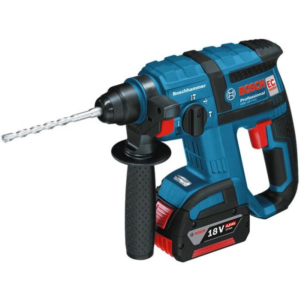Borrhammare Bosch GBH 18 V-EC med batteri och laddare 