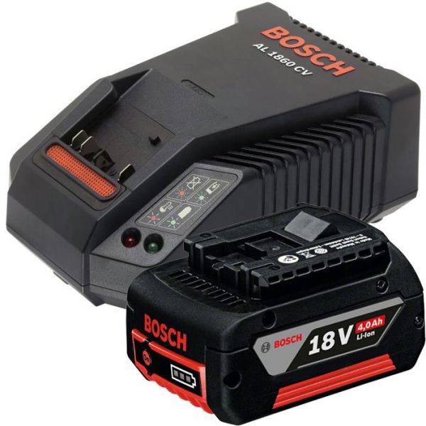 Laddpaket Bosch AL 1860 CV 18V 4,0Ah 1 st 18V 4,0Ah Li-Ion 