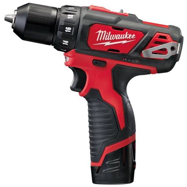Bore-/skruemaskine Milwaukee M12 BDD-152C med batteri og oplader 