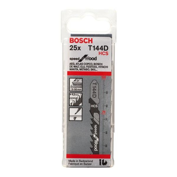 Sticksågsblad Bosch Speed for Wood  100mm 25-pack
