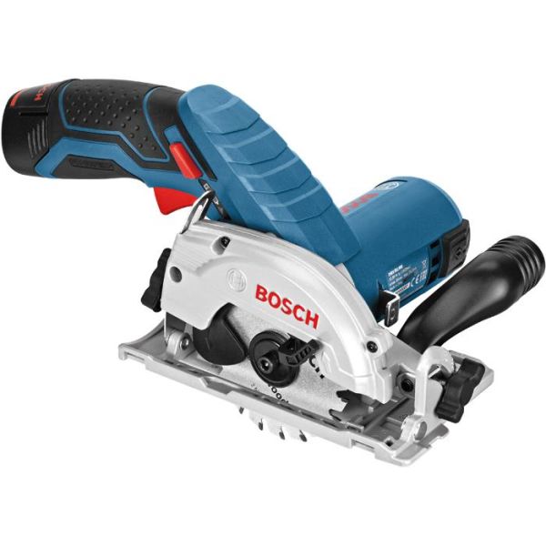 Pyörösaha Bosch GKS 12V-26 sis. akun ja laturin 