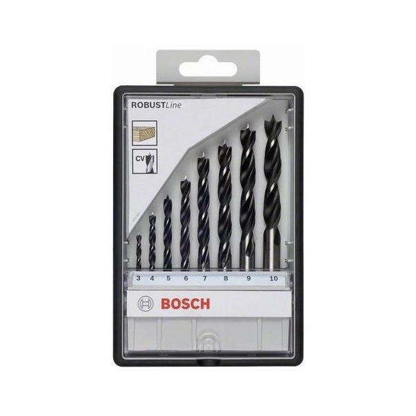Puukierukkaporanteräsarja Bosch 2607010533 Robust Line 8 osaa 