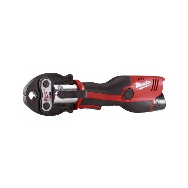 Pressmaskine Milwaukee M12 HPT-202C med M15-22-28, batteri og oplader 