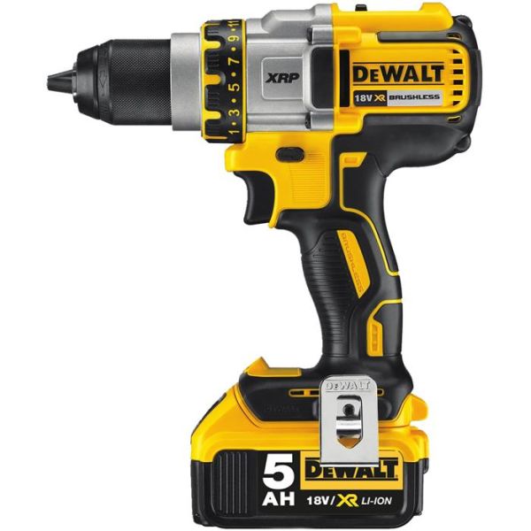 Skruvdragare Dewalt DCD990P2 med 5,0Ah batterier och laddare 