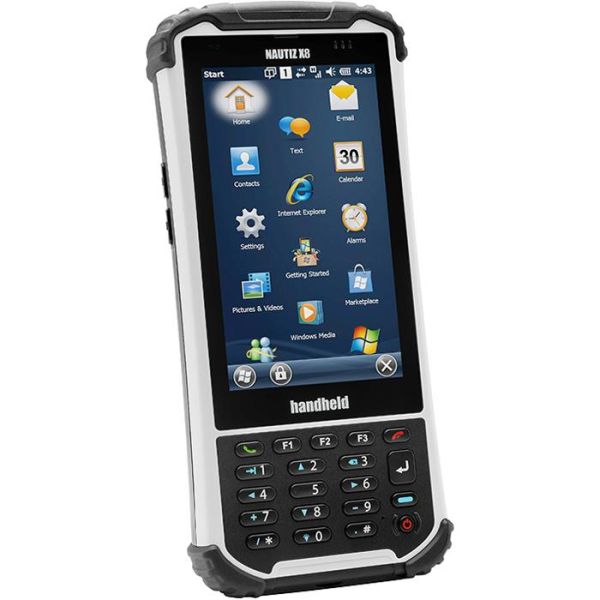 Iskunkestävä kämmenmikro Handheld Nautiz X8 integroitu 3G-modeemi 