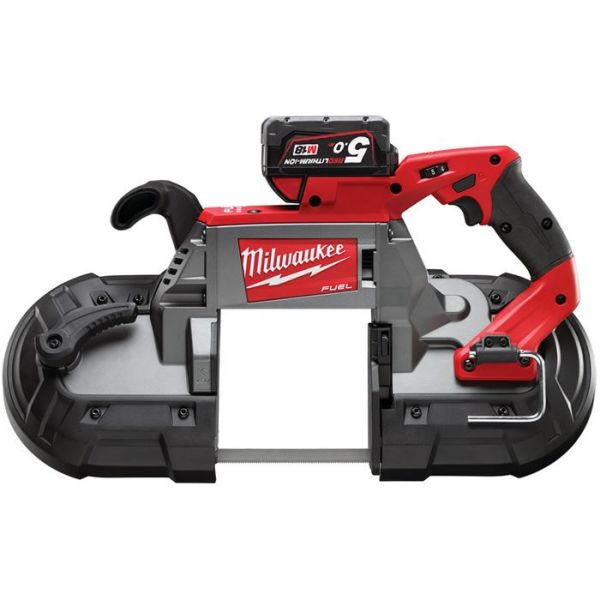 Båndsav Milwaukee M18 CBS125-502C med batteri og oplader 