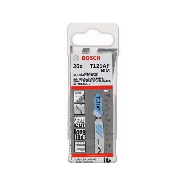 Stikksagblad Bosch Speed for Metal  For 1-3 mm plate, 92 mm 25-pakn.