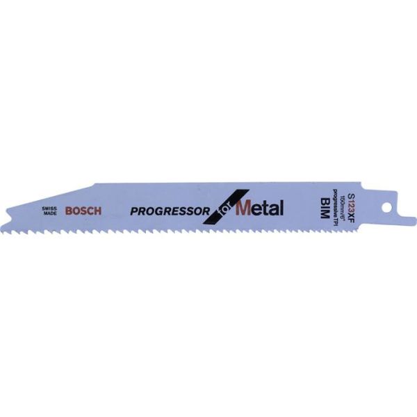 Puukkosahanterä Bosch Progressor for Metal  1–8 mm:n pellit, 2 kpl