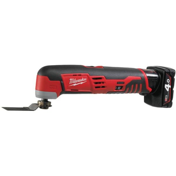 Multitool Milwaukee C12 MT-402B med 2 stk 4,0 Ah batterier og oplader 