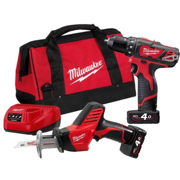 Værktøjspakke Milwaukee M12 BPP2C-402B  