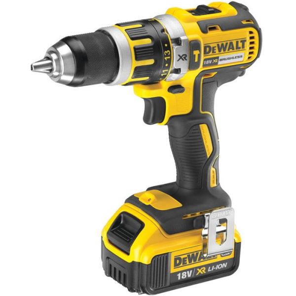 Slagbormaskin Dewalt DCD795P2 med batteri og lader 