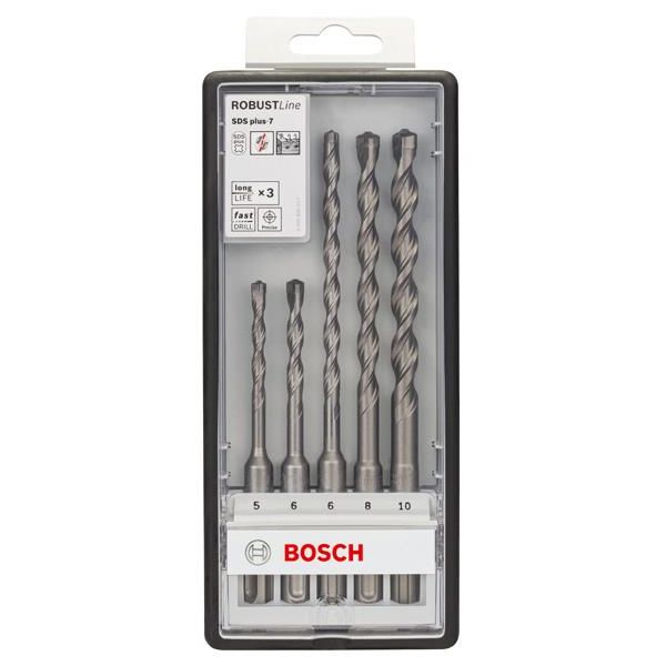 Vasaraporanteräsarja Bosch 2608585073 Robust Line SDS-Plus 