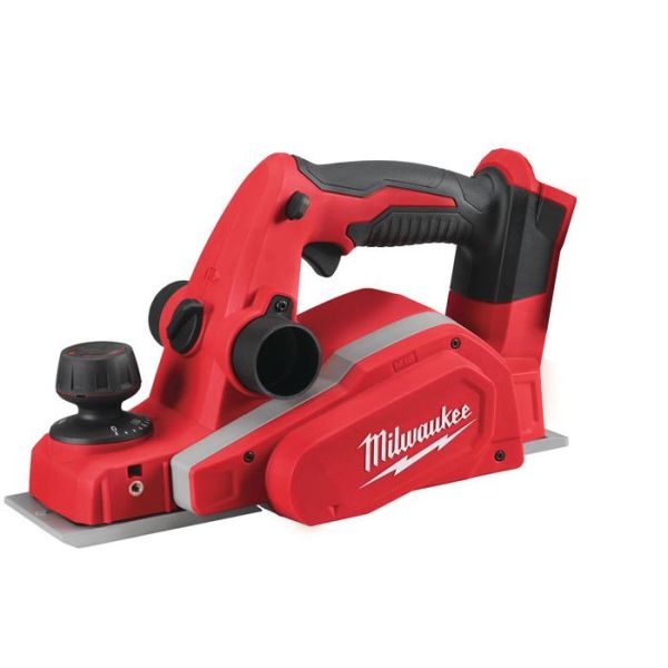 Høvl Milwaukee M18 BP-0 uden batteri og oplader 