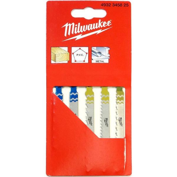 Stiksavklinger Milwaukee 4932345825 5-pak 