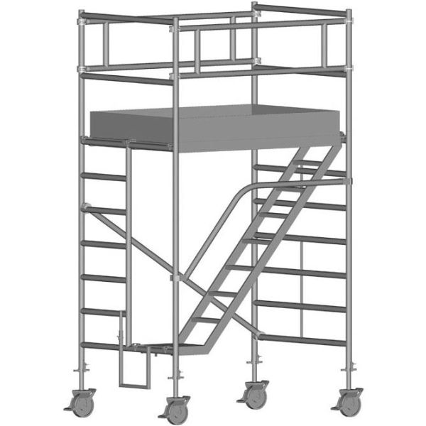 Trappe stillads Zarges Z600  1.35x1.80x2.45 meter