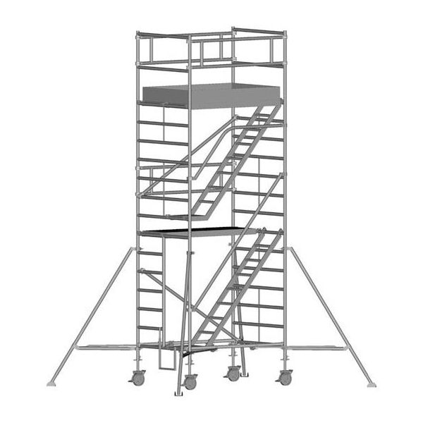 Trappe stillads Zarges Z600  1.35x1.80x4.40 meter