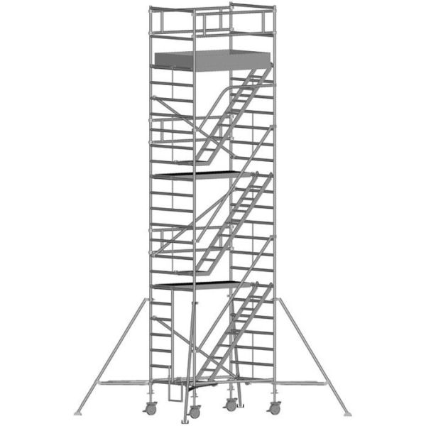 Trappe stillads Zarges Z600  1.35x2.50x6.40 meter