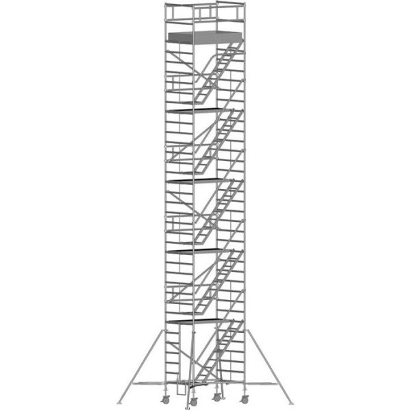 Trappe stillads Zarges Z600  1,35 x 1,80 x 10,30 meter