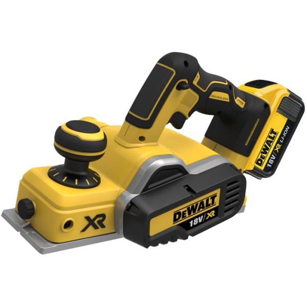 Høvl Dewalt DCP580P2 med batteri og oplader 