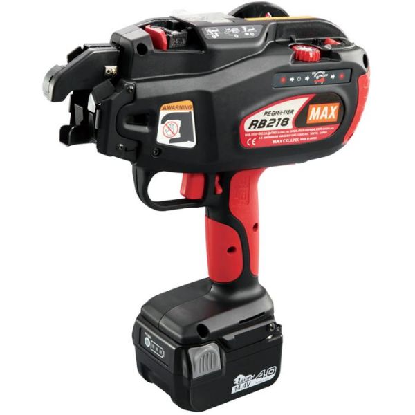 Bindemaskine MAX RB218 med batteri og oplader 