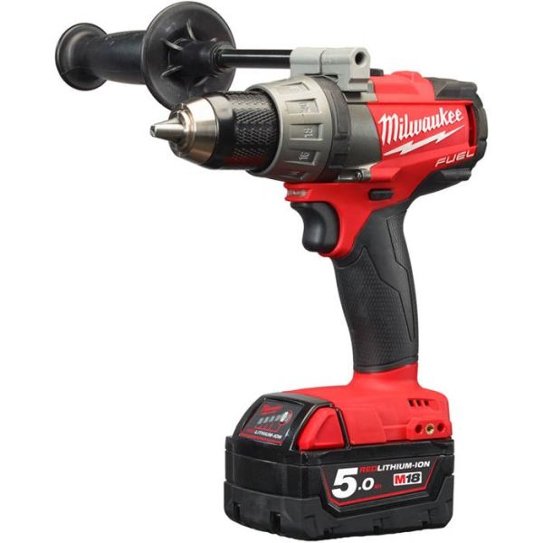 Borskrutrekker Milwaukee M18 FDD-502C med batteri og lader 