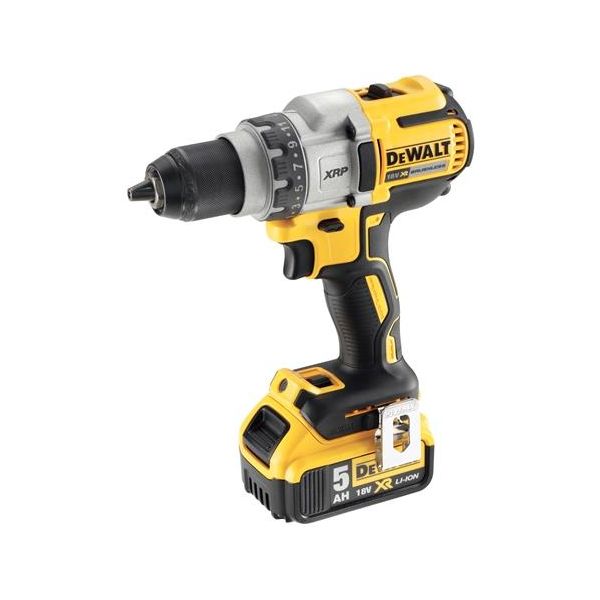 Bore-/skruemaskine Dewalt DCD991P2 med 2 stk 5,0 Ah batterier og oplader 