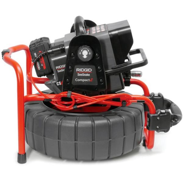 Inspektionskamera Ridgid SeeSnake Compact2 CS6Pak med batteri og oplader 