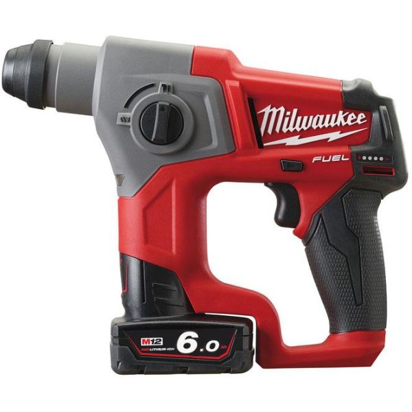 Slagboremaskine Milwaukee M12 CH-602X med batteri og oplader 