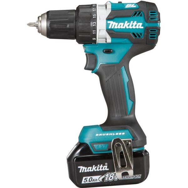 Skruemaskine Makita DDF484RTJ med batteri og oplader 