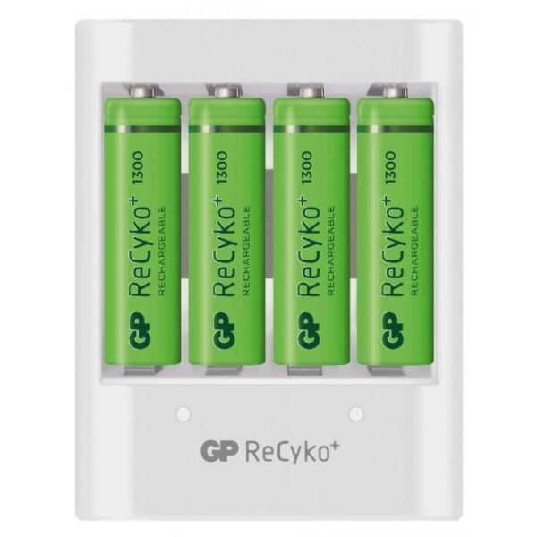 USB-laturi GP Batteries ReCyko USB411 1300mAh  