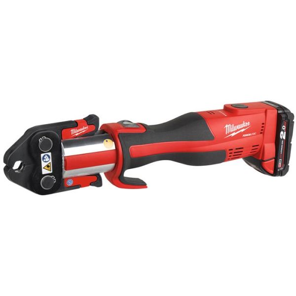 Pressemaskine Milwaukee M18 BLHPT-202C med M15-22-28, batteri og oplader 