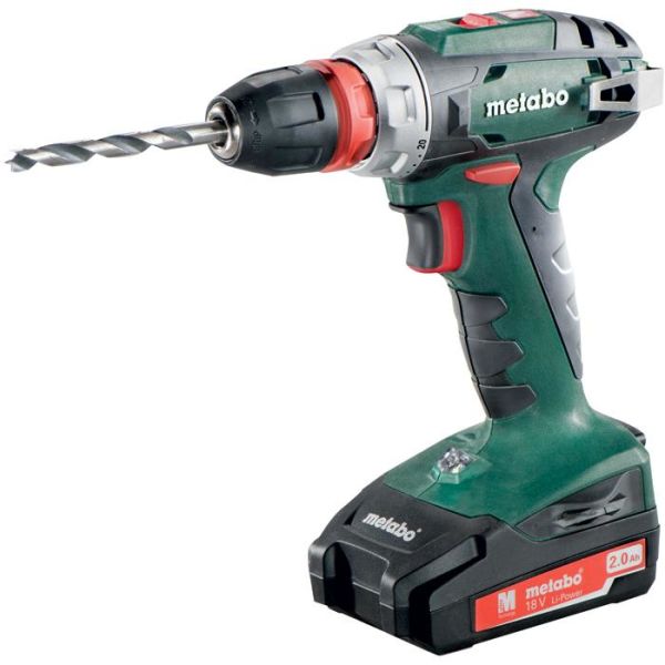 Bore-/skruemaskine Metabo BS 18 Quick med batteri og oplader 