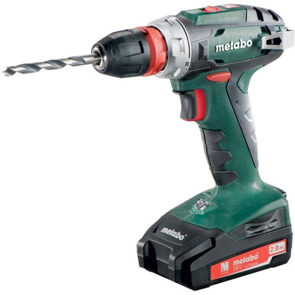 Skruemaskine Metabo BS 18 Quick med batteri og oplader 