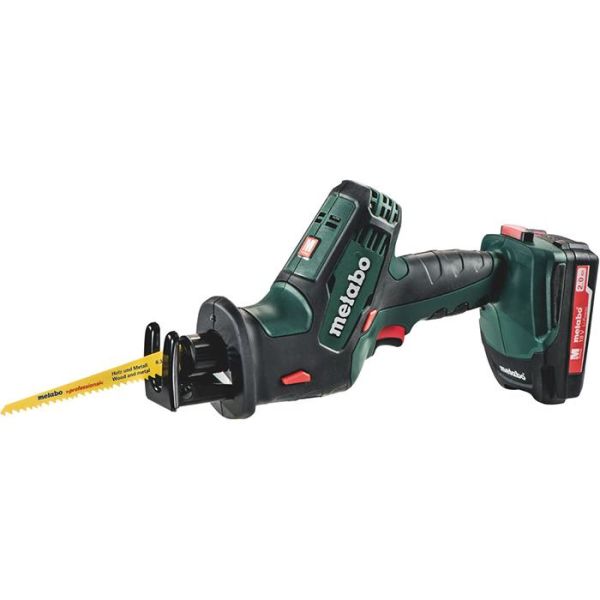 Bajonetsav Metabo SSE 18 LTX med batteri og oplader 