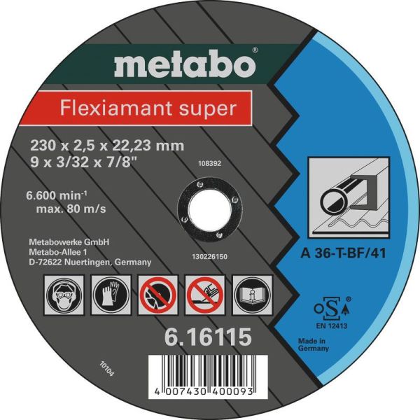 Skæreskive Metabo 616107000  