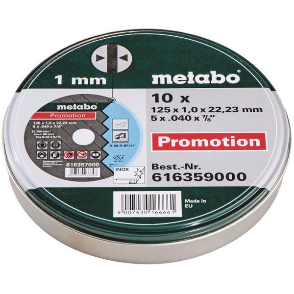 Universalskiva Metabo 616359000 10-pack 