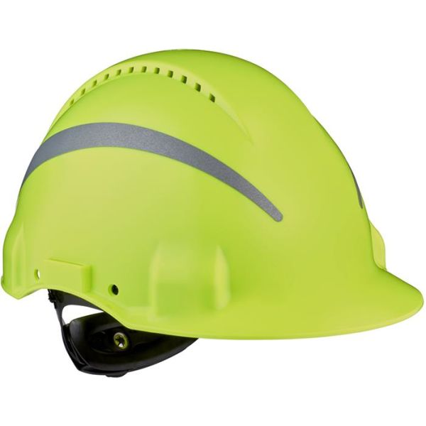 Vernehjelm 3M G3000 med reflekser Hi-viz