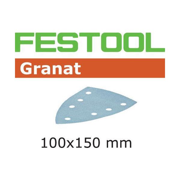 Slippapper Festool STF GR DELTA 7-hålat, 10-pack P80
