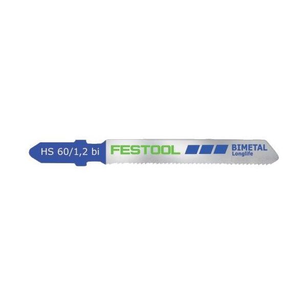 Sticksågsblad Festool HS 60/1,2 BI 5-pack 