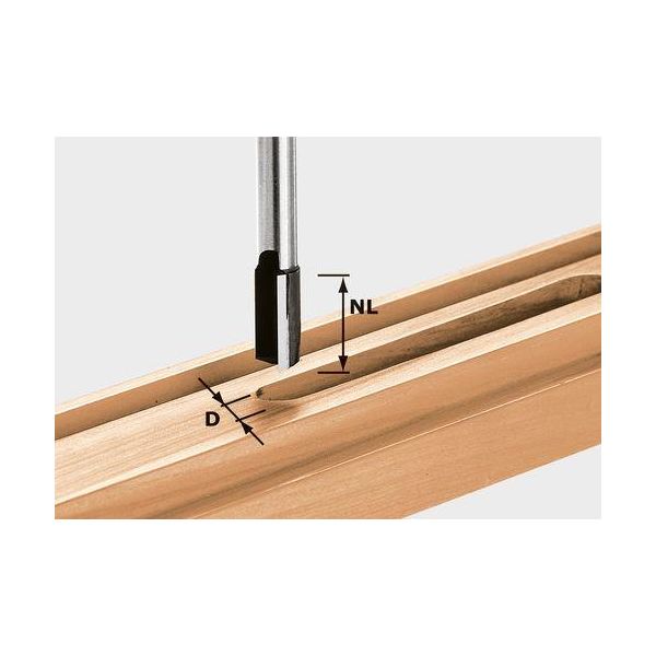 Notfræser Festool HW S8 D30/20 8mm spindel 