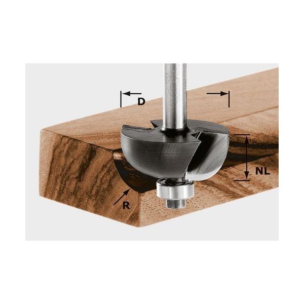 Fræserjern Festool HW S8 D31,7/R9,5 KL 8mm spindel 