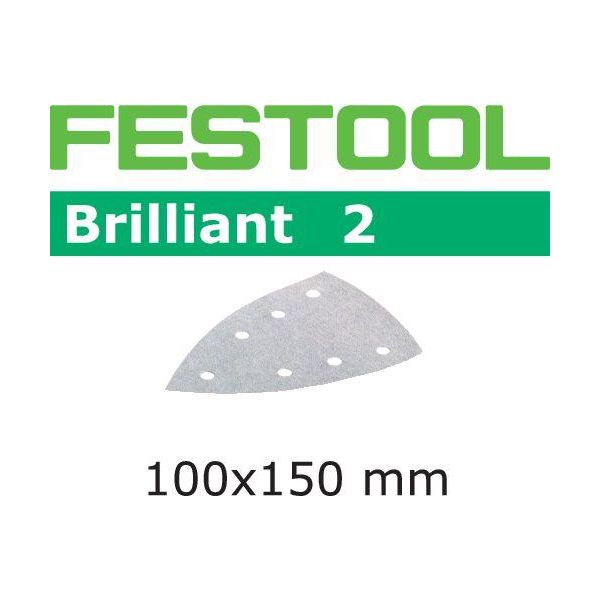 Slippapper Festool STF BR2 DELTA 7-hålat, P60, 10-pack 