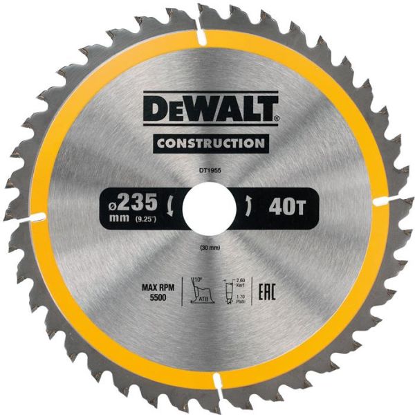 Savklinge Dewalt DT1951 24T, 184x20mm 